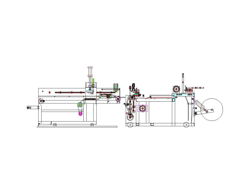 Automatic Whole Book Four-Line Bottom Sealing Bag Making Machine