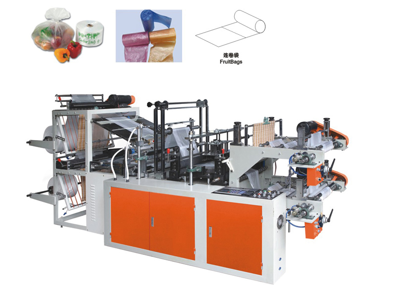 Double Layer Continuous Roll Bag Making Machine