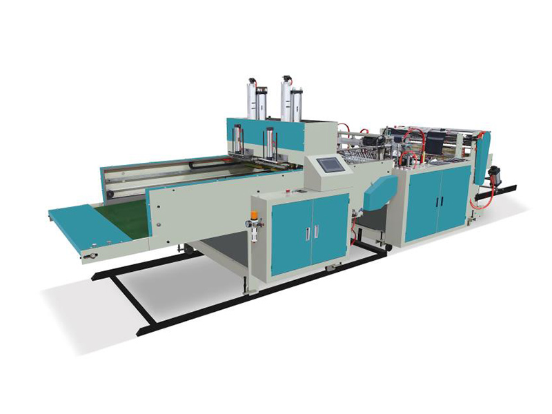 470*2 Model Double Channels Bag Making Machine With Auto Puncher (Steel Plate, Stepping Motor)